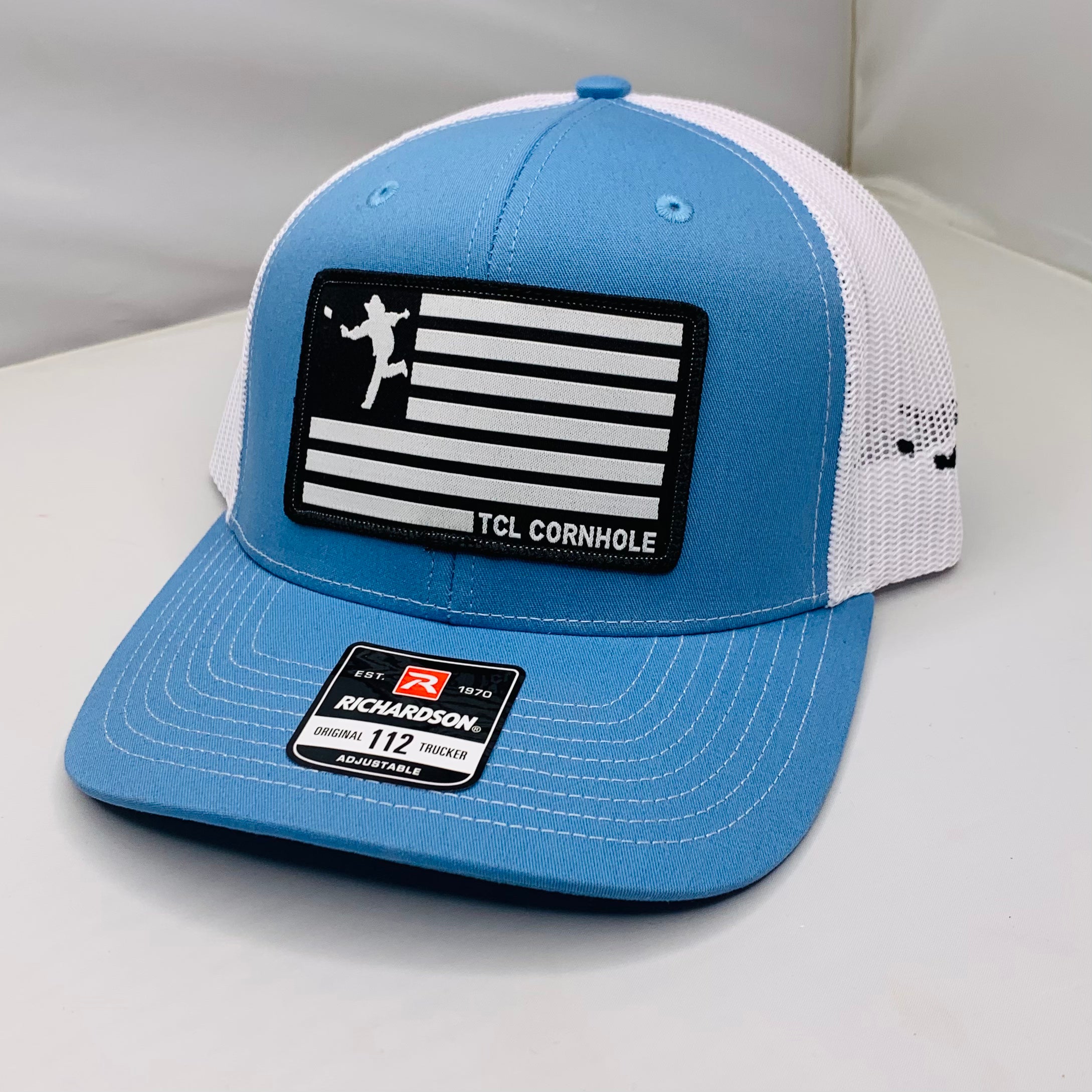 American Flag Patch Hat Richardson 112 Snapback Trucker Hat