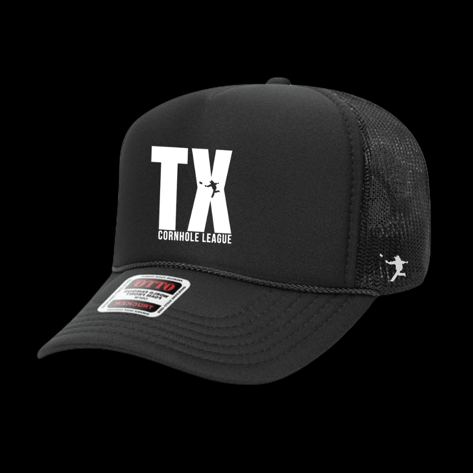 TX Foam Trucker Hat – OTTO Cap 5 Panel Mid Profile Mesh Back