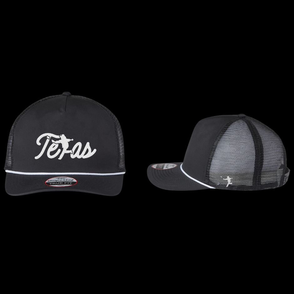 Texas Script Embroidery Mesh Imperial Rabble Rouser Cap - 5055