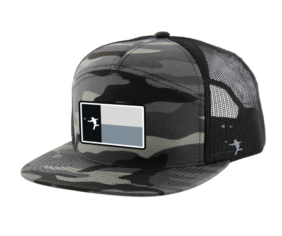 State of Texas Flag Patch Hat - Kamel 7 Panel 707